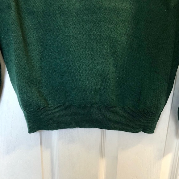 Petit Lem Kids' Fair Isle Organic Cotton Pullover (Big Kid) 8-10 Green - Picture 6 of 8